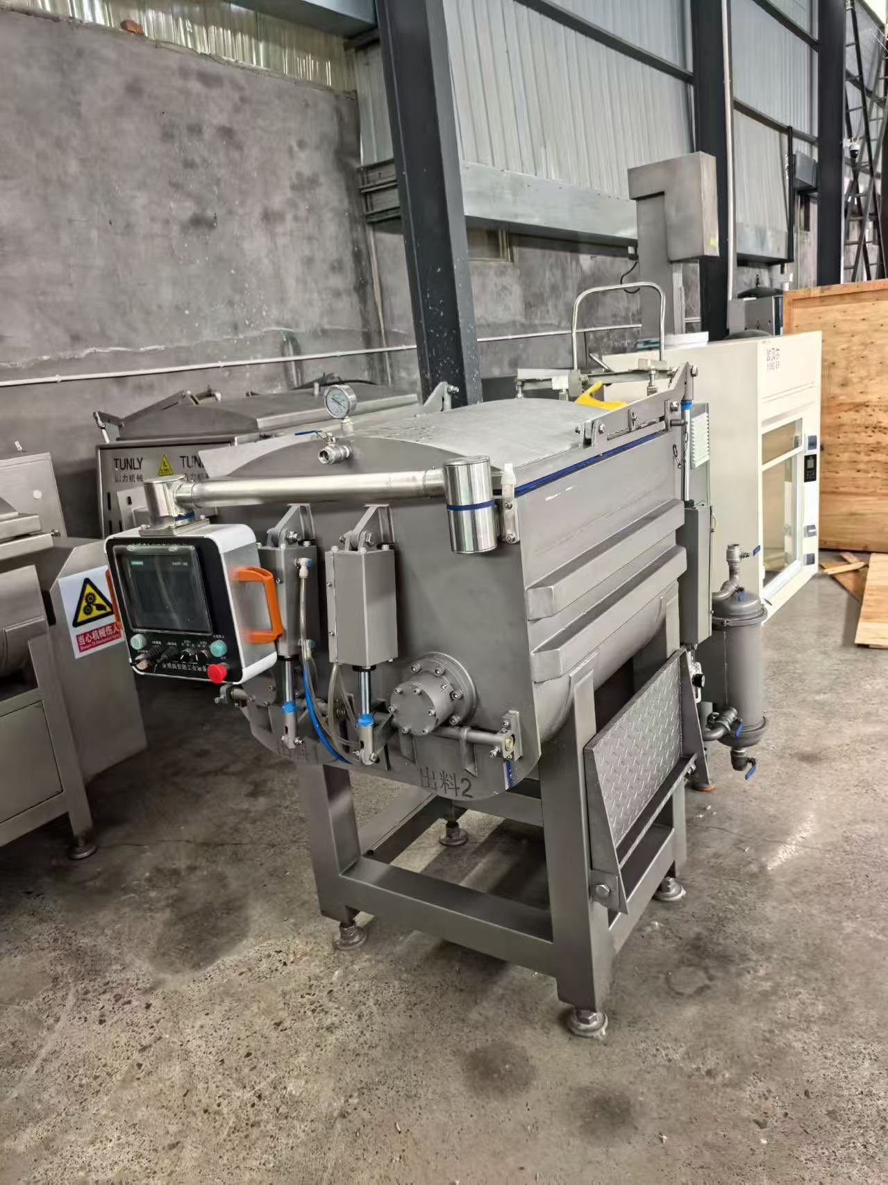 Used Vacuum Meat Mixer &mdash; Model 400L image 2