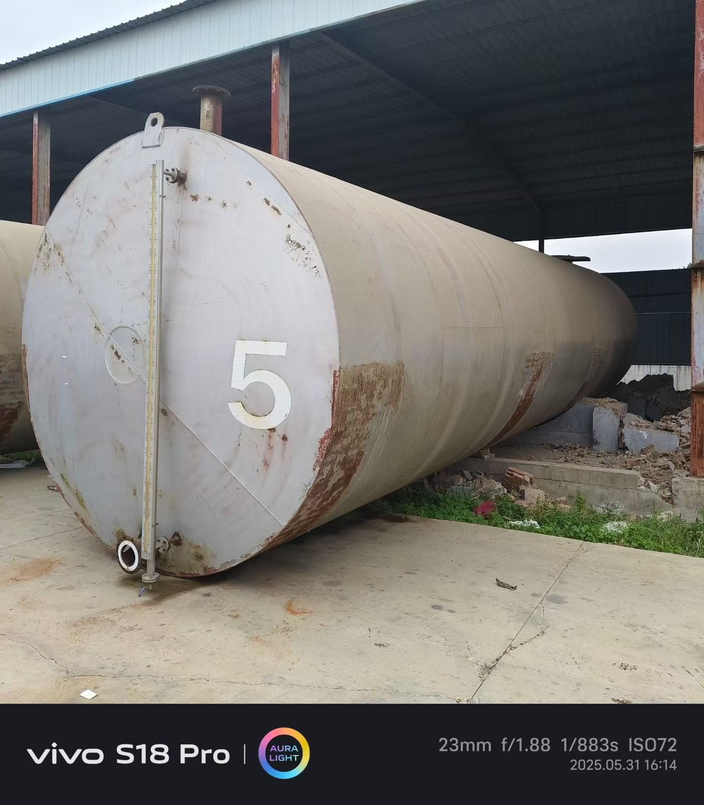 Used Horizontal Steel Storage Tank &mdash; Model 100m&sup3; image 8