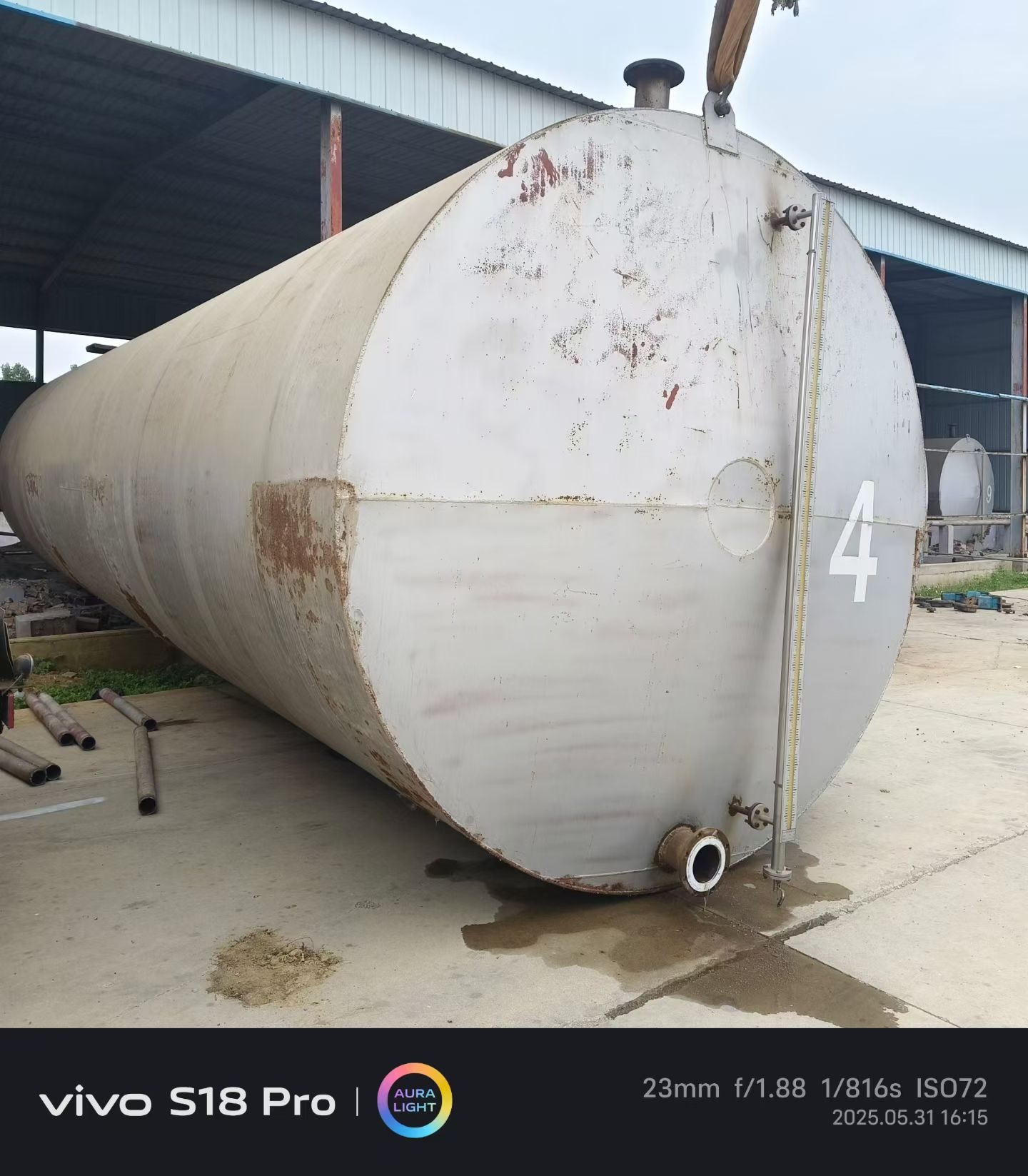 Used Horizontal Steel Storage Tank &mdash; Model 100m&sup3; image 9