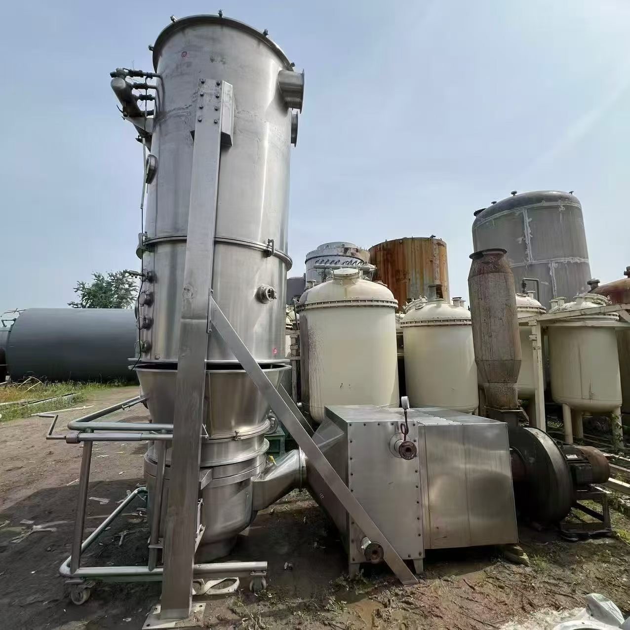 Used Fluidized Bed Dryer &mdash; Model XLB-200 image 4