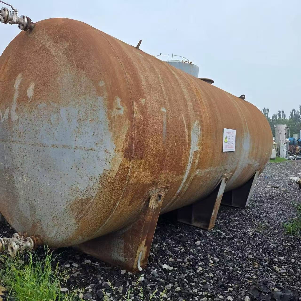 Used 50 m&sup3; Steel-Lined Plastic Storage Tank image 3