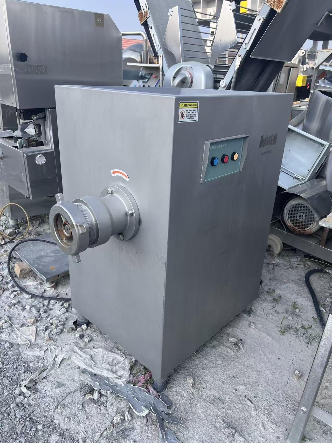 Used 2023 Zhenglin Model 120 Frozen Meat Grinder image 2